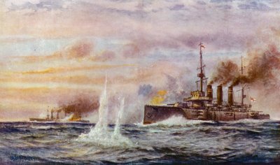 La lucha entre el Kent y el Nurnberg de Charles John de after Lacy